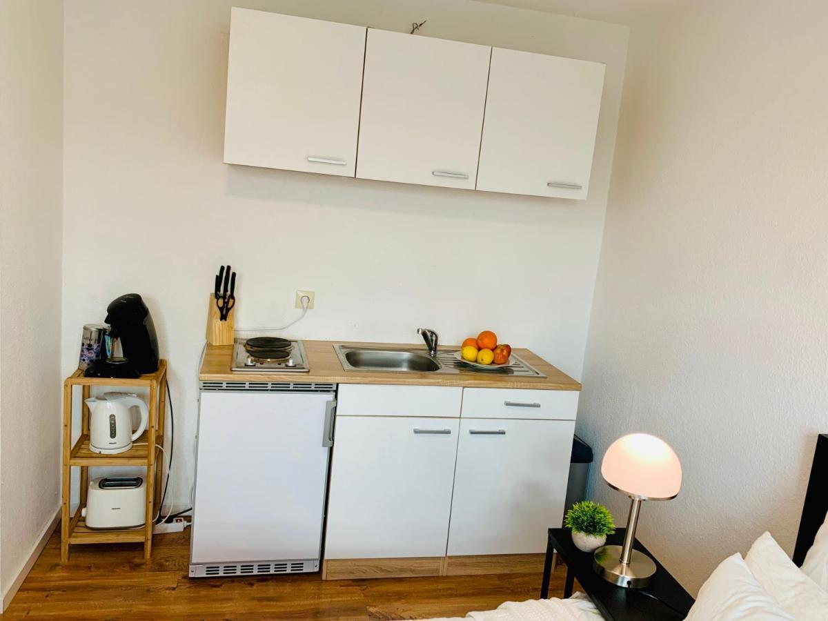 Direkte Uninaehe: Ferienwohnung Mit Grossem Doppelbett, Kuechenzeile Und Neu Renoviertem Badezimmer Homburg  Exteriér fotografie