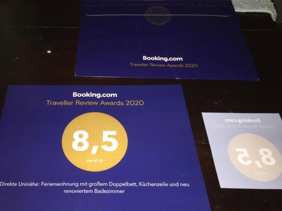 Direkte Uninaehe: Ferienwohnung Mit Grossem Doppelbett, Kuechenzeile Und Neu Renoviertem Badezimmer Homburg  Exteriér fotografie